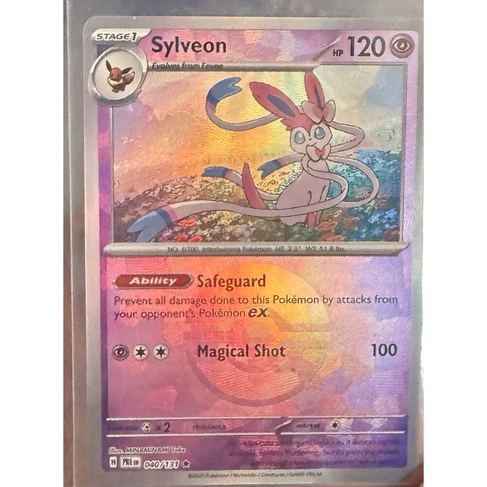 Sylveon 040/131 Prismatic Evolutions English NM Pokémon - IN HAND